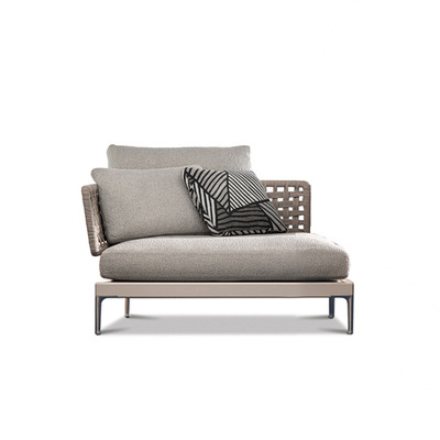 Sofá de ratán al aire libre, patio, balcón, jardín de ocio, villa, hotel al aire libre, sofá de mimbre, impermeable, protector solar