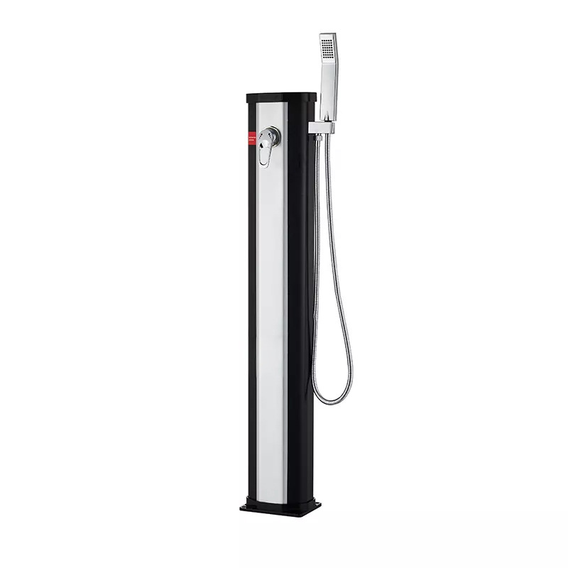 20 l dispositivo de baño al aire libre jardín de infantes temperatura constante al aire libre columna de ducha solar plata negro dos colores ducha de lavado de mascotas