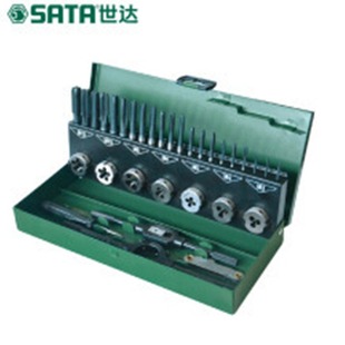 Shida SATA50452 32 pieces of quick steel coarse tooth tap die set, complete specifications and easy to use
