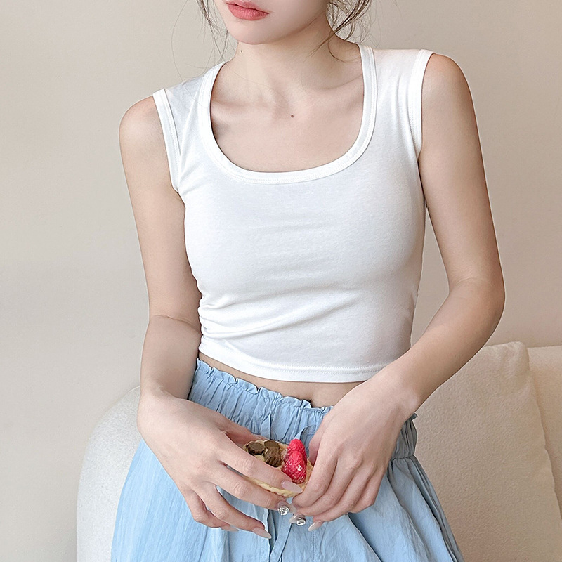 화이트 [플레인 숄더 롱 스타일]