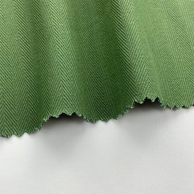 Tejido de algodón orgánico suave de color para ropa