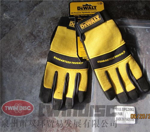 DEWALT黄色手套XL号 DPG20M