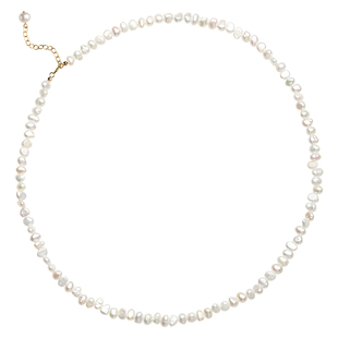 Natural Pearl/Baroque Alien Irregular Necklace Women's Clavicle Chain Small Pearl Fashion Necklace Chain 14k Gold Bag
