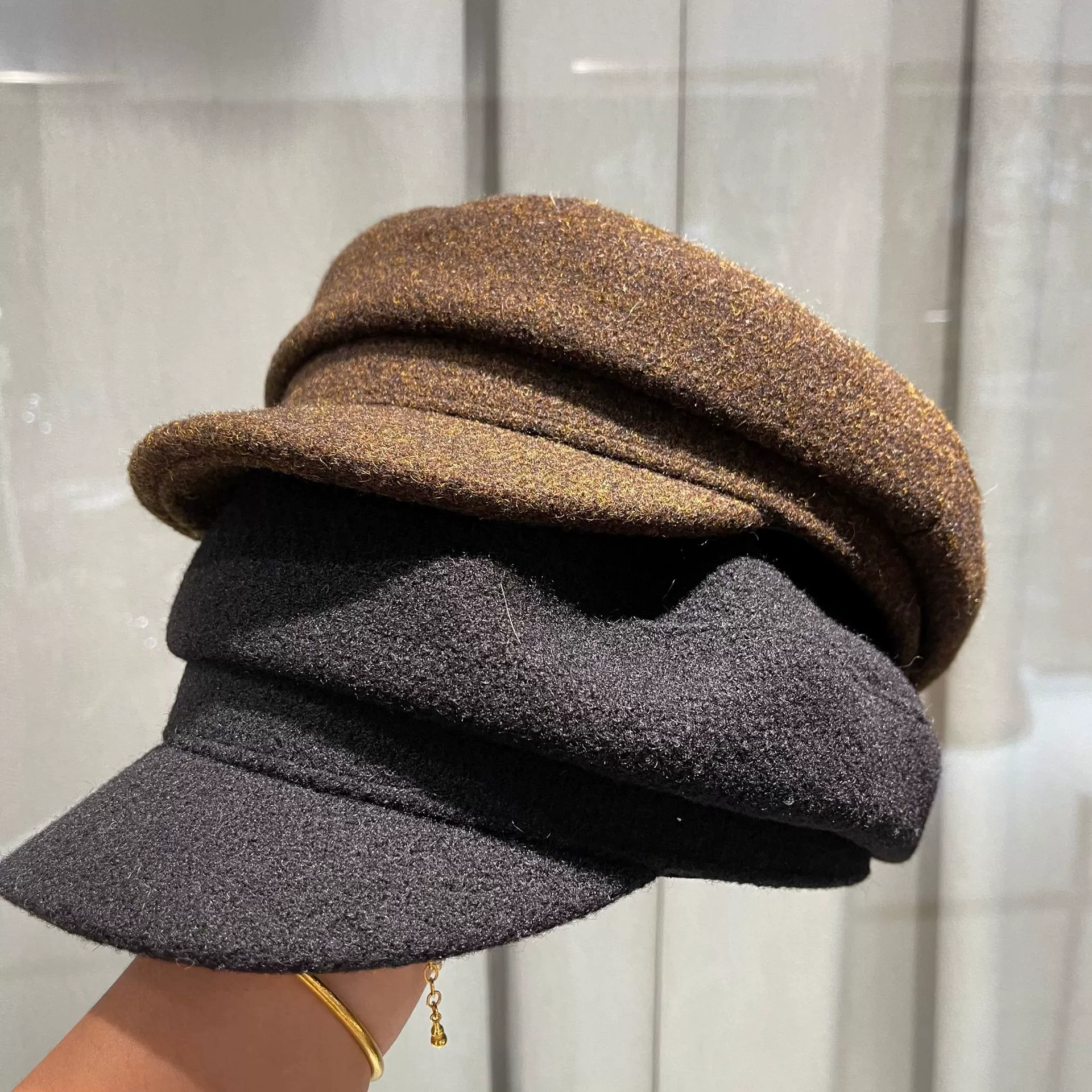 Небесно-синий ретро демисезонная шляпа, стиль Chanel, качественный стиль, яркий запоминающийся стиль