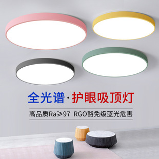 LED Home Ceiling Light Modern Simple Bedroom Headlight Energy-saving Lamp Ultra-bright Ultra-thin Round Light Corridor Average Light