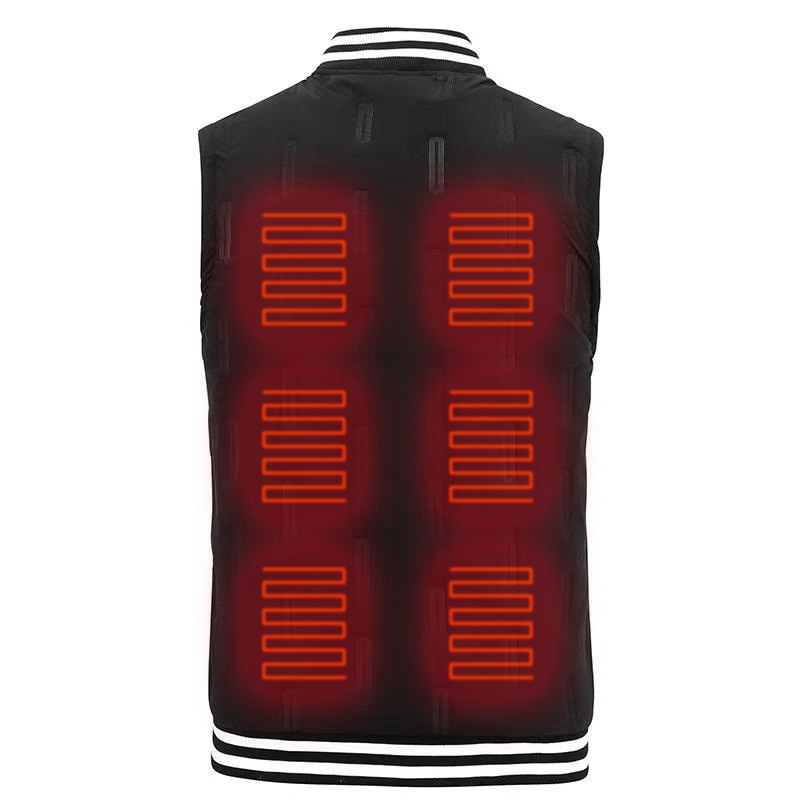 Transfronterizo inteligente doble zona de control 9 chaleco de calefacción zona 3 pantalones de calefacción traje de chaleco de invierno de los hombres traje al por mayor