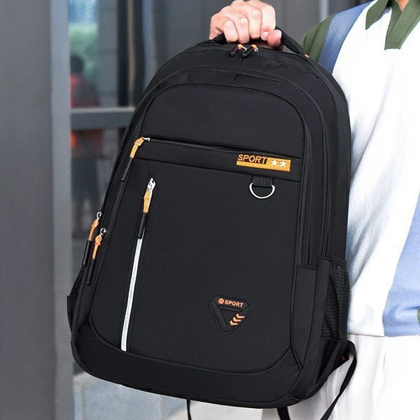 Men's travel backpack, universal capacious shoulder pack, high-quality style, compact dimensions