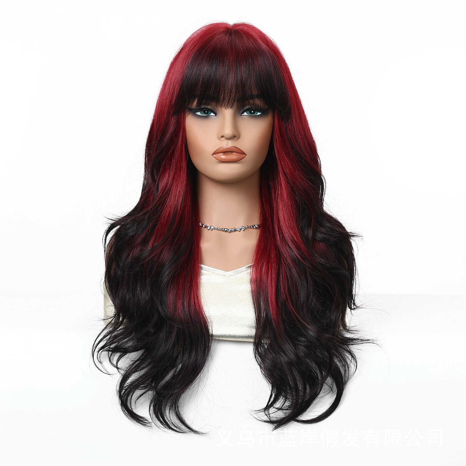 Perucas transfronterizas de comercio exterior para mujeres cubierta de cabeza de Navidad Halloween trajes de cosplay ondas gigantescas pelucas