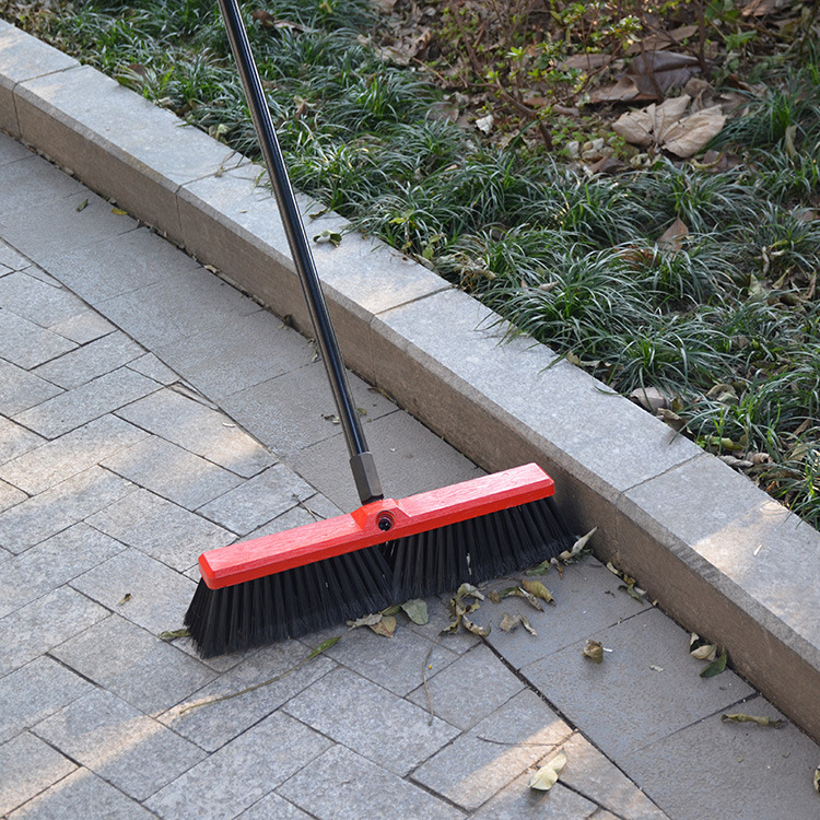 Garden Broom garden broom long hair push broom cleaning brush bath brush floor brush cleaning tool