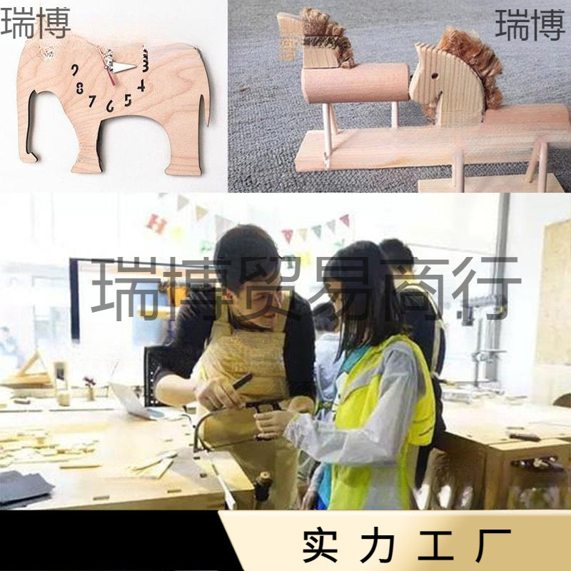 (2개) 나무 작업장 세트 보호 헬멧 새겨진 모자 도구 재료 가방 유치원 수제