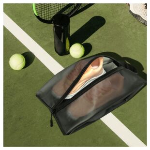 Household See-through Air Dustproof Nylon Mesh Shoe Bag Fashion Luggage Travel Storage Shoe Mesh Bag Factory Outlet