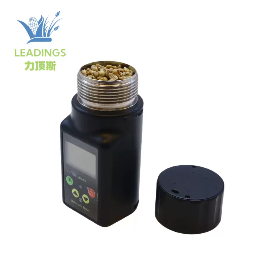 跨境销售咖啡豆水分测量仪谷物颗粒含水率检测便携式水分测量仪