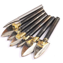 宝剑刀电动白钢雕刻刀双刃尖刀剑型核雕刀划线刀牙机根雕木雕工具