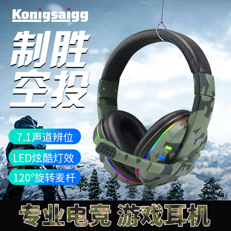 Rgb Light-Emitting Headset for Computer Games, Wired with Microphone, Retractable and Foldable, Suitable for Pubg, Ps4 E-Sports Gaming Equipment Rgb Light-Emitting Headset for Computer Games, Wired with Microphone, Retractable and Foldable, Suitable for Pubg, Ps4 E-Sports Gaming Equipment