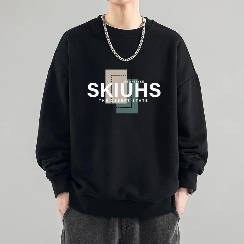 Hong Kong Style Cheap Work Clothes Round Neck Long-Sleeved Men's Sweatshirt Outer Wear Loose Casual Sports T-Shirt Spring and Autum Bottoming Shirt Hong Kong Style Cheap Work Clothes Round Neck Long-Sleeved Men's Sweatshirt Outer Wear Loose Casual Sports T-Shirt Spring and Autum Bottoming Shirt