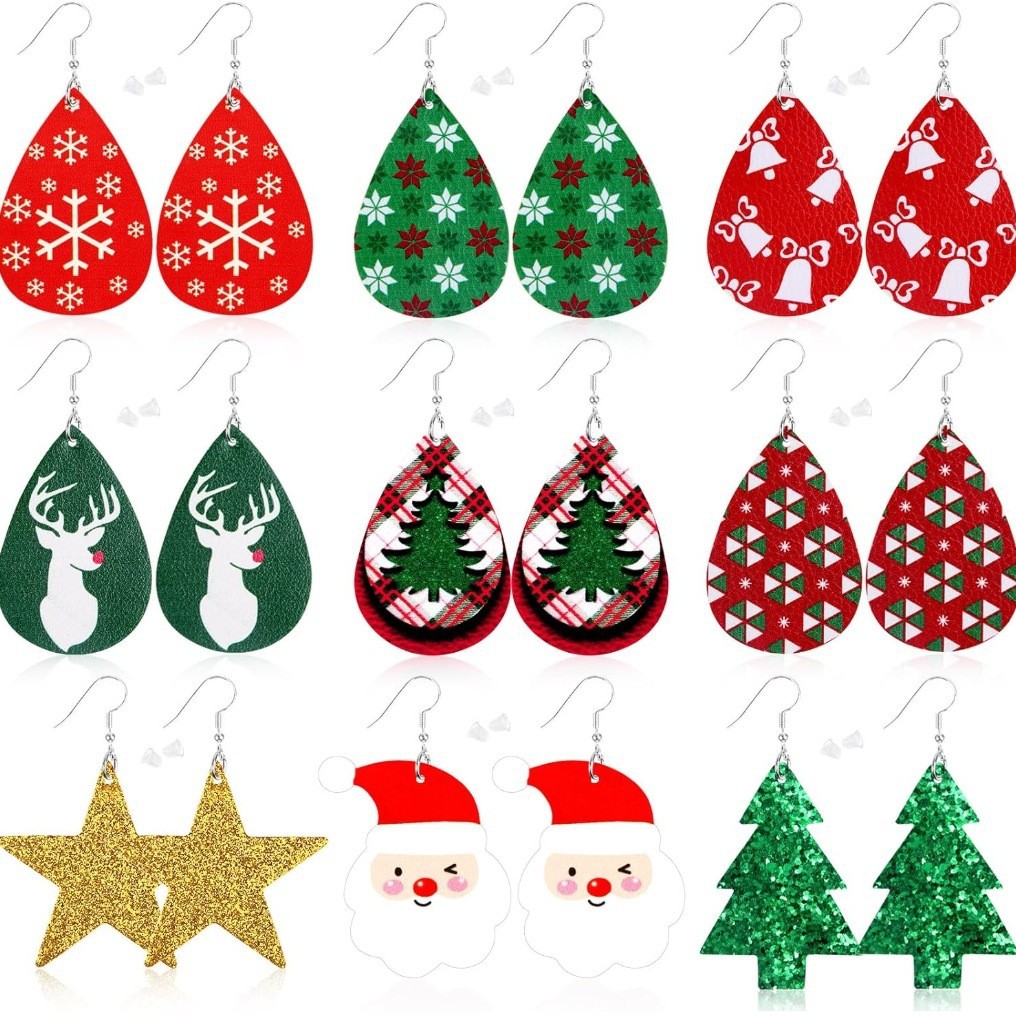 acrylic creative elegant universal earrings drop-shaped