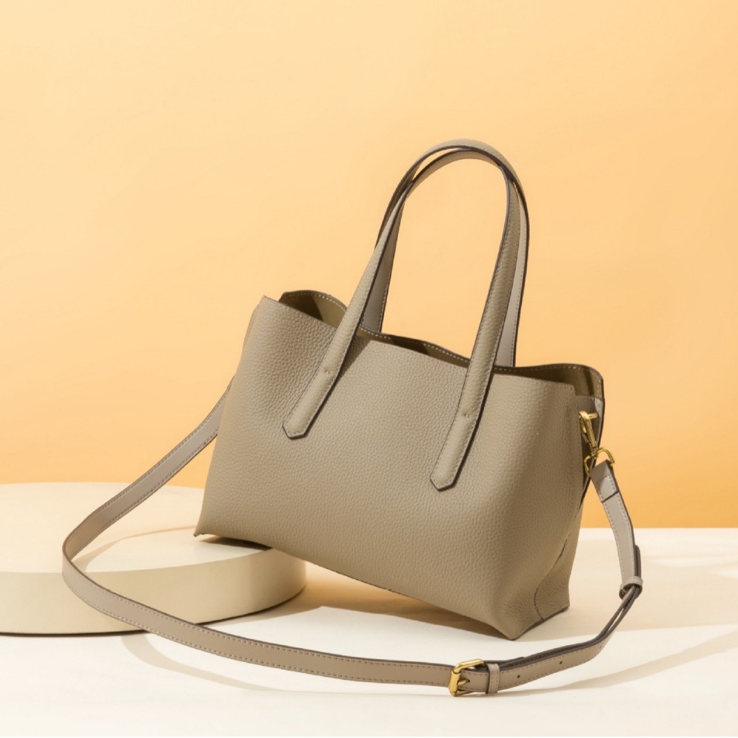 Women's Genuine Leather Handbag Retro Crossbody Bag Fashion Tote Bag Top Grain Cowhide Leather Wholesale