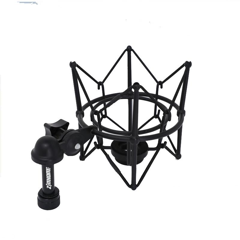 Zimhome Zhenhong suministro directo de fábrica micrófono de metal marco a prueba de golpes 180 ° micrófono ajustable marco a prueba de golpes