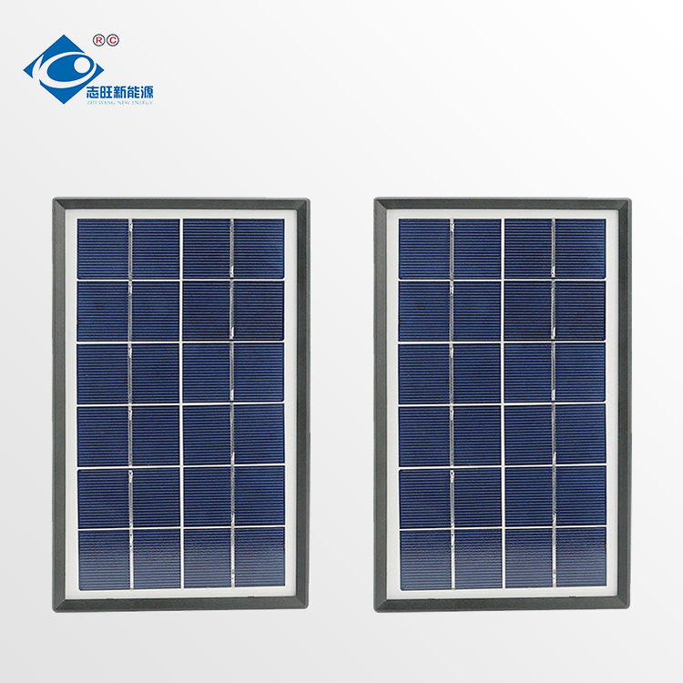 3W 多晶玻璃层压6V户外发电板135*220 铝框/塑料框太阳能电池板