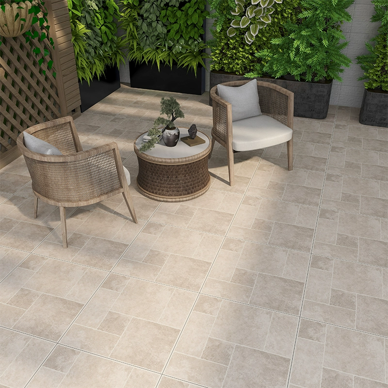 600X600 плитка из известняка для дома, двора, террасы, крыши, балкона, сада, двора, нескользящая напольная плитка, антикварная плитка