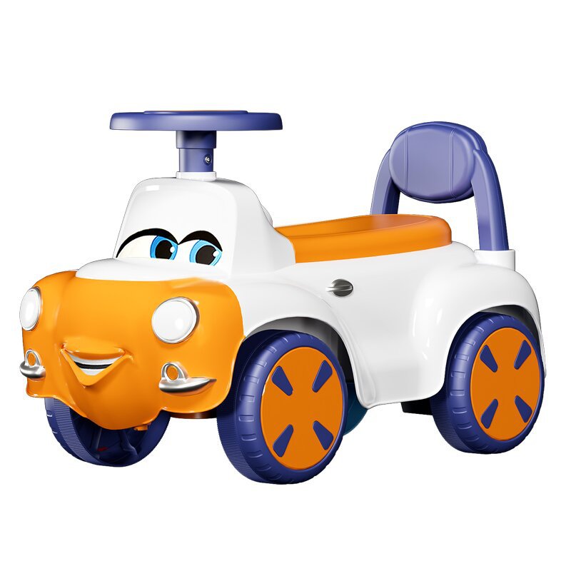 New Kidsren's Scooter Twist Car Balance Car 1-3 Years Old 2 Baby Four-Wheel Toddler Scooter Music Scooter