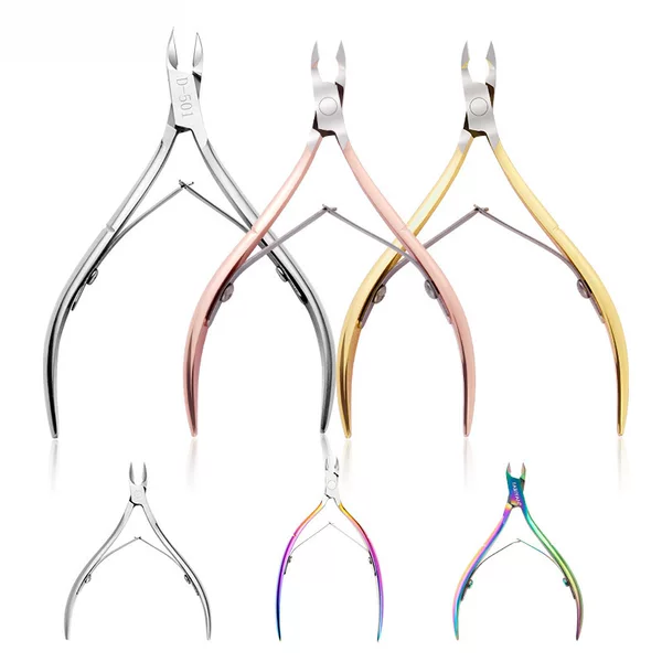 Nail Clippers, Manicure Cuticle Scissors, Onychomycosis Nail Polish Clippers, Nail Scissors Set, Eagle-Beak Cuticle Scissors Three-Piece Set