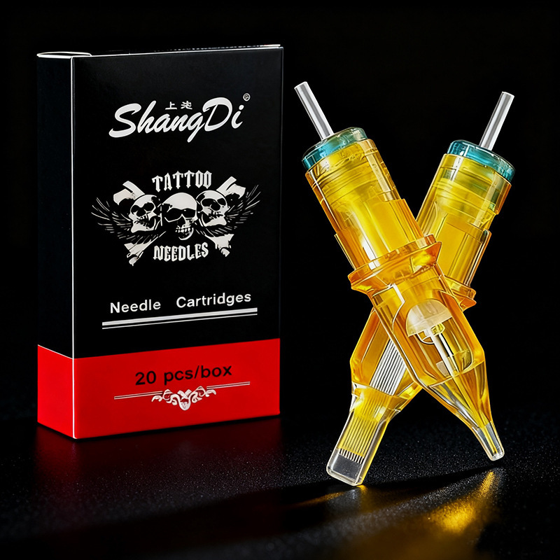 20 pc/box new yellow dragonfly tattoo one needle Cheyenne tattoo needle tattoo one needle tattoo equipment