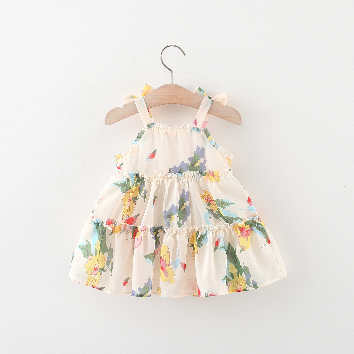 Princess Flower Cotton Girls Dresses display picture 3