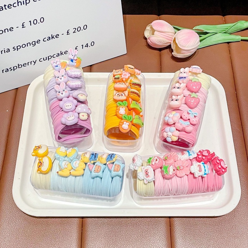 Children's Rabbit Police Officer Hair Ties That Don't Damage Hair,...