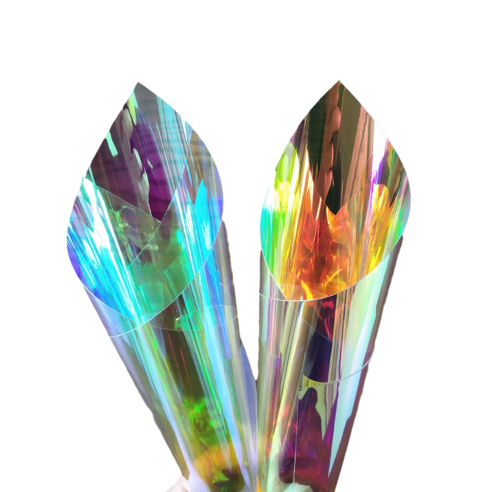 销售幻彩玻璃橱窗贴膜 炫彩亚克力贴膜 变色反光贴膜装饰膜