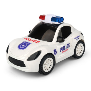 Electric colorful Police toy car universal walking with music Light children's toy car Boys and Girls car