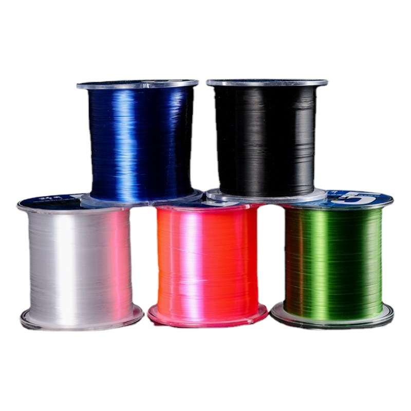 En stock suministro de pozo salvaje 500 m línea de nylon suave tirón fuerte resistente al desgaste rápido línea de caña de mar línea de pesca
