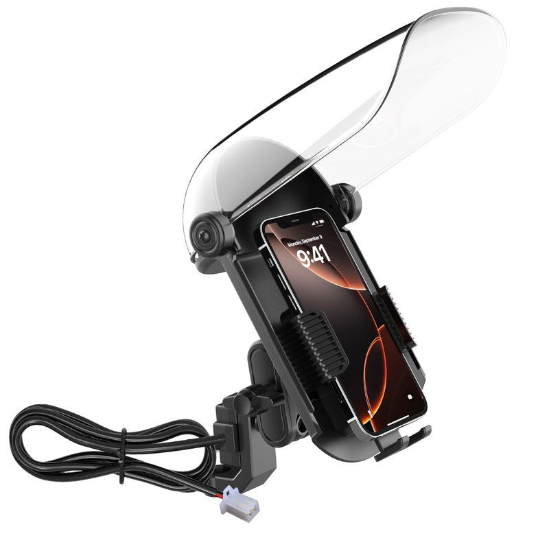 New Electric Vehicle Phone Holder with Sunshade, Rain Protection, and Sun Protection for Delivery Riders and Motorcycle Phone Mount with Sunshade Cover New Electric Vehicle Phone Holder with Sunshade, Rain Protection, and Sun Protection for Delivery Riders and Motorcycle Phone Mount with Sunshade Cover