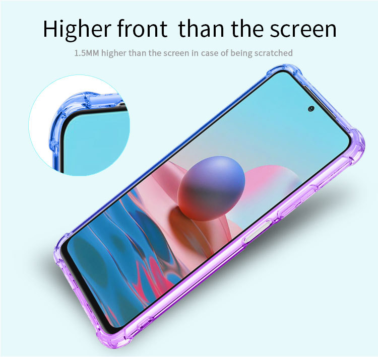 45g Weight Redmi Applicable Brands Color Block Pattern Color Block Injection Molding Simple Style Phone Accessories