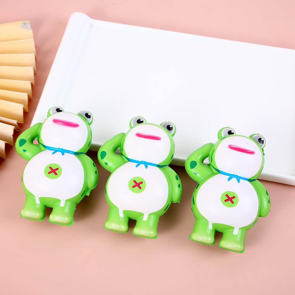 Frog Prince rebote lento, muñecas de descompresión, juguetes de pellizco, niños y niñas, regalos de descompresión creativos, puestos de mercado nocturno