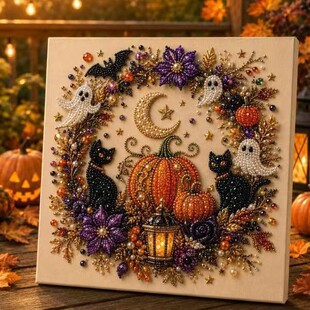 �羳����diy halloween raven pumpkin�f�}���ֹ�diy���鮋�ʯ��