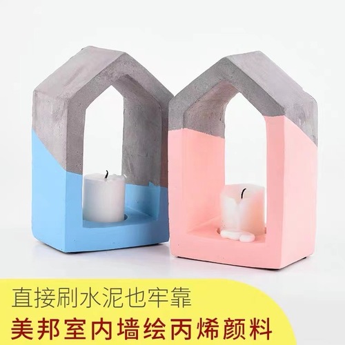 Meibangqifu 500ml acrylic paint large-capacity squeeze bottle DIY wall painting hand-painted paint waterproof and non-fading