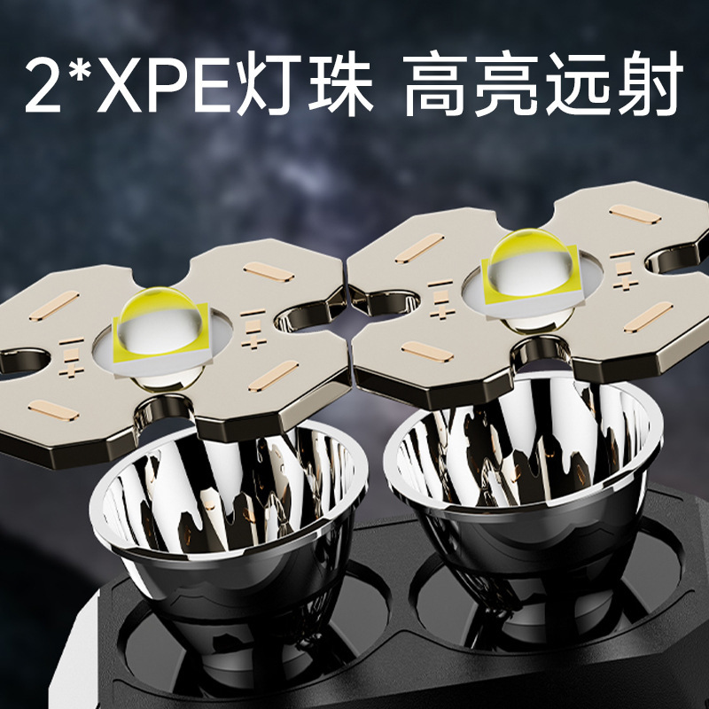 跨境新款多功能COB工作灯三光源汽修灯Type-C充带磁铁挂钩照明灯|undefined