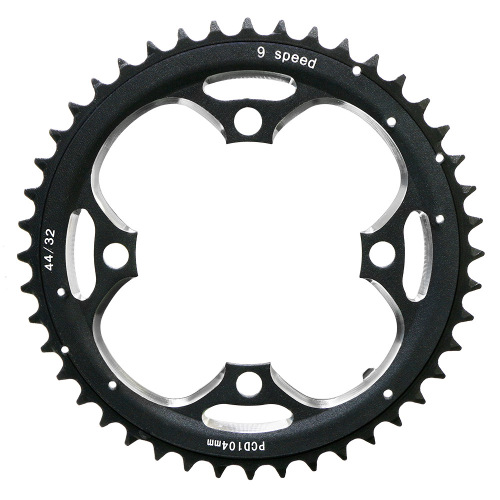 Crankset repair aluminum alloy chainring 44T chainring chainring suitable for hollow chainring accessories cross-border