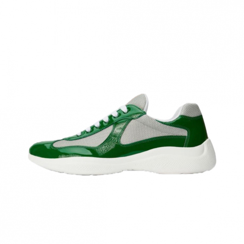 European Foreign Trade High-End Prada Patchwork Couple's Casual Sneakers Breathable Lace-Up America's Cup Sports Men's Shoes European Foreign Trade High-End Prada Patchwork Couple's Casual Sneakers Breathable Lace-Up America's Cup Sports Men's Shoes