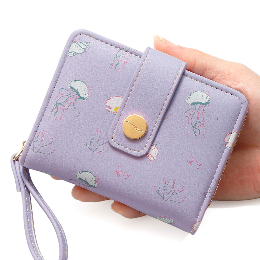 Nuevo bolso corto para mujeres comercio exterior cartera encantadora multifuncional bolso de cambio plegable bolso de monedas bolso de tarjetas múltiples