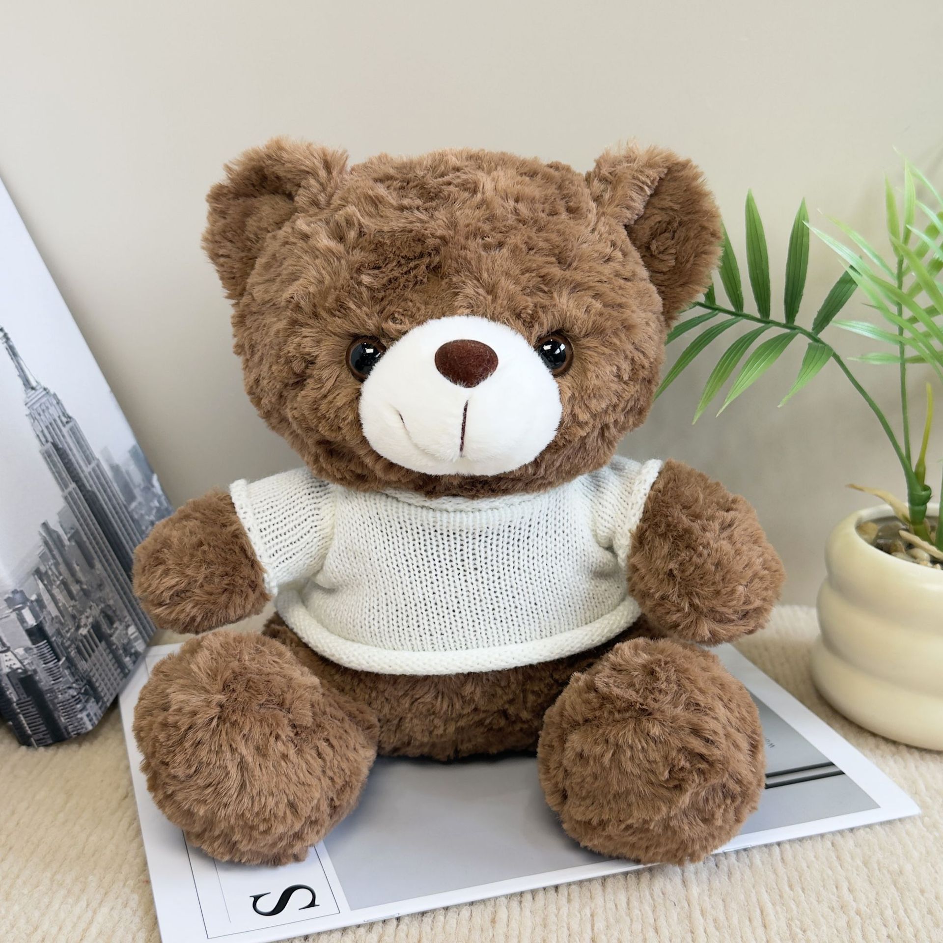 Osos de peluche abrazar osos muñecas muñecas agarrar muñecas regalo para niños impresión LOGO regalo juguetes de peluche