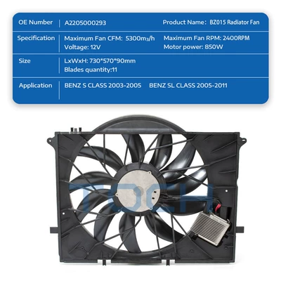A2205000293 Mercedes-Benz S-Class Fan