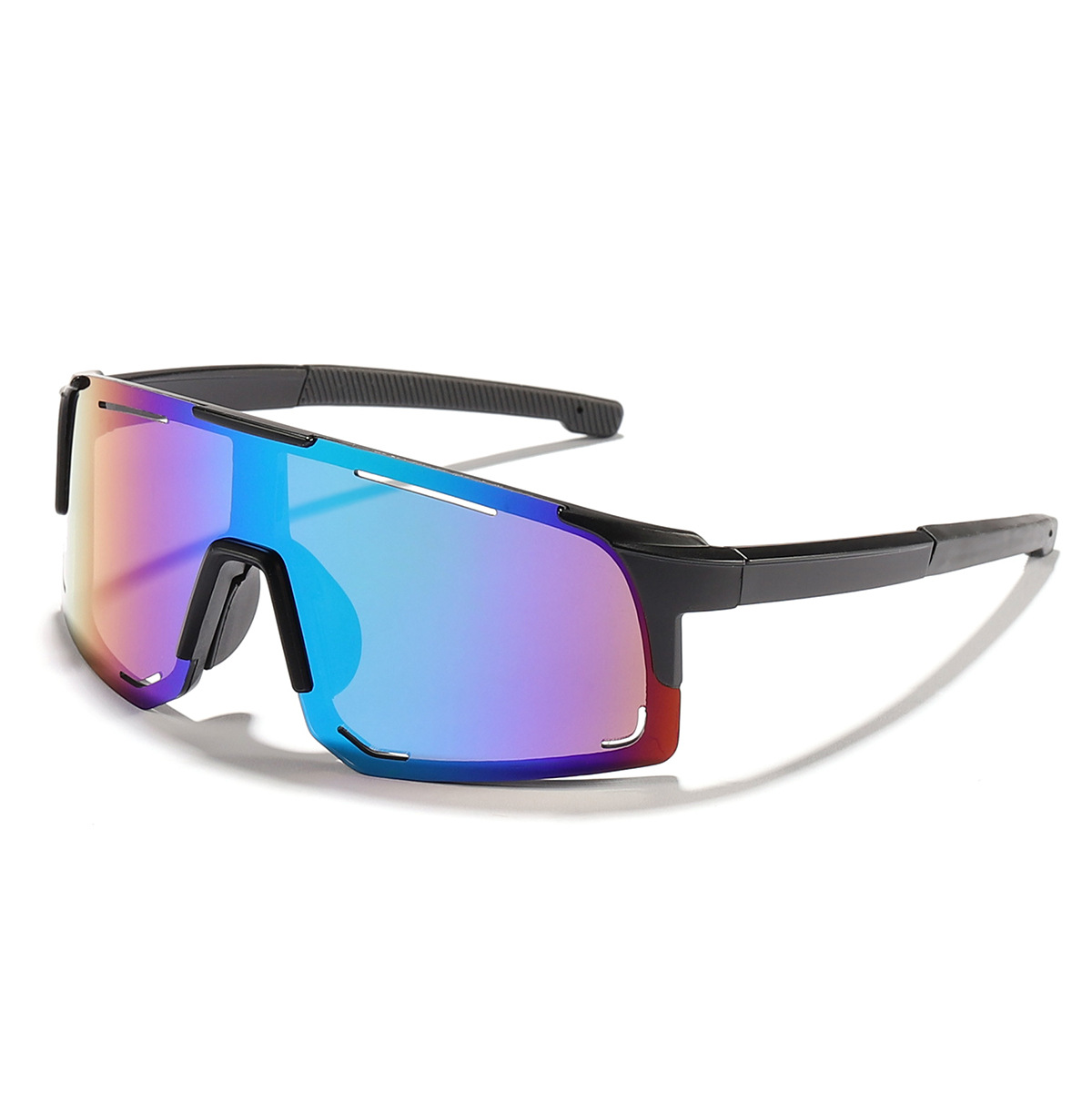 2024 Cross-border spot para niños nuevas gafas de sol a prueba de viento para ciclismo al aire libre con montura grande de una pieza, gafas de sol para niños y niñas