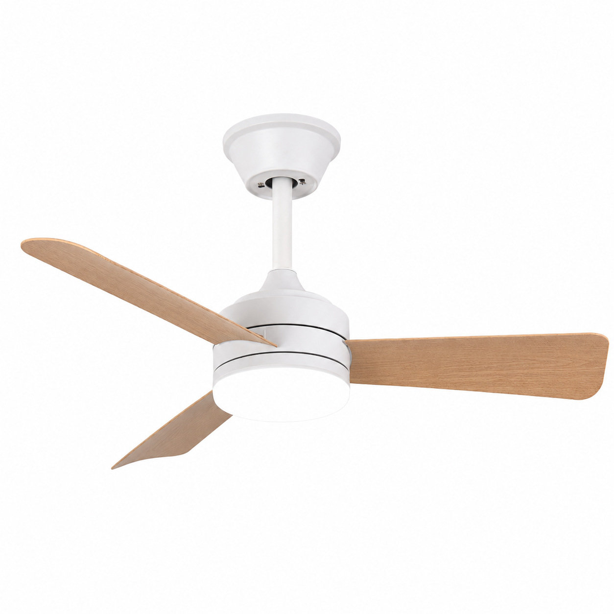 Ventilador de Techo con Luz de PC y ABS con Control Remoto para Dormitorio y Restaurante