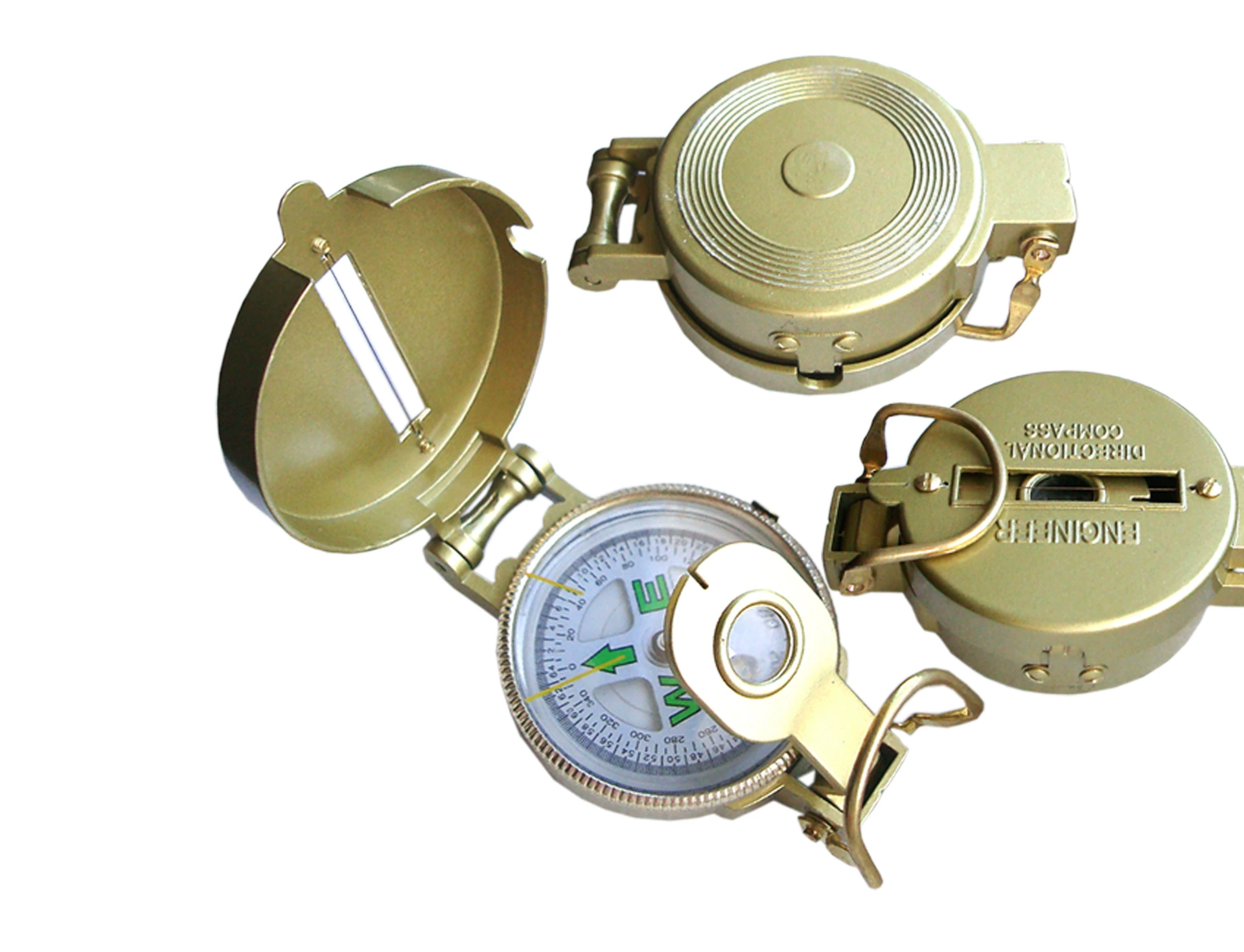DC45-3C уличный карабин, компас из золотого цинкового сплава, измерение северной иглы, флип-компас, компас