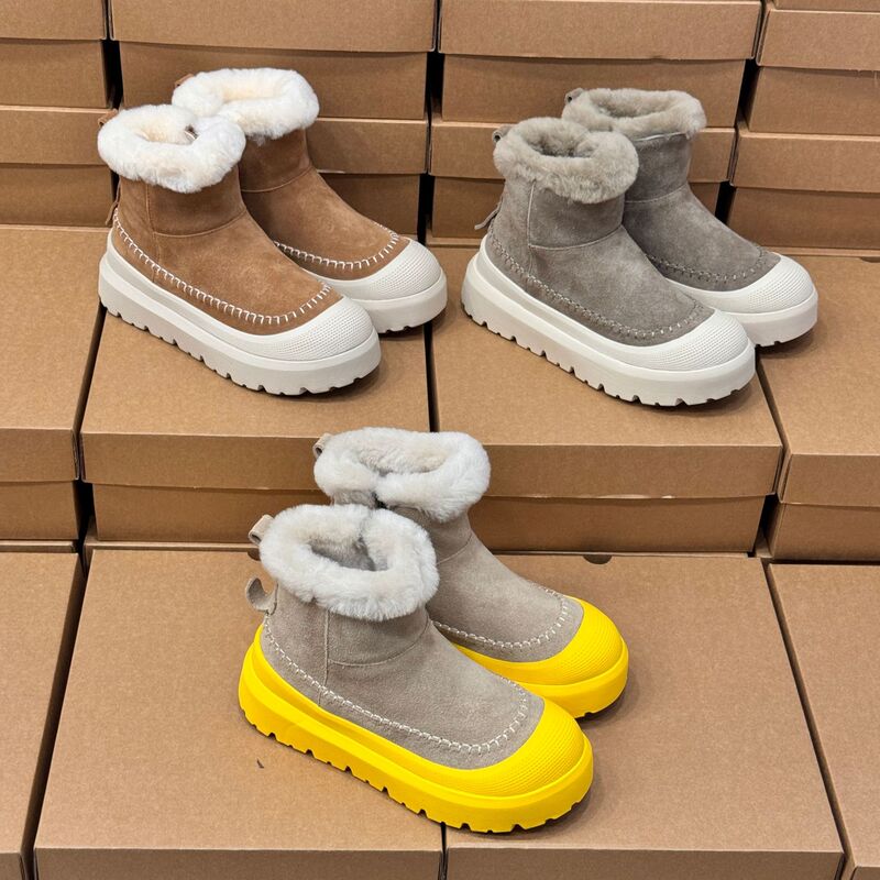 Henan Sangpo Retro Rocky Film-Style High-Top Zip-Up Wang Yibo Same Style Wool Snow Boots Tasman High-Top Women's Boots Henan Sangpo Retro Rocky Film-Style High-Top Zip-Up Wang Yibo Same Style Wool Snow Boots Tasman High-Top Women's Boots