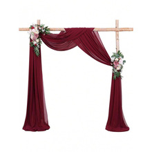 R 15076 Wedding Chiffon Backdrop ����ѩ���λ�ɴ᣿羳��