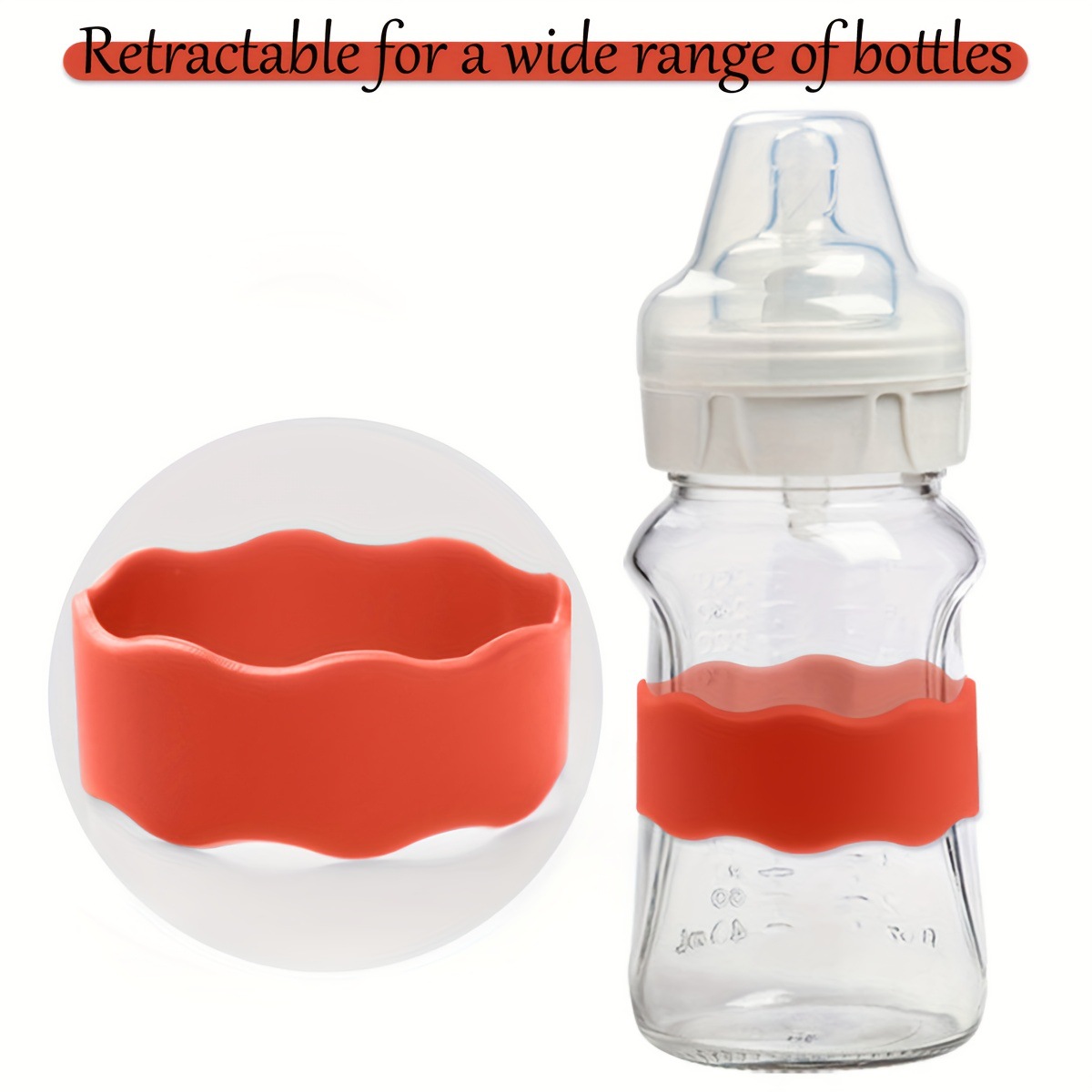 Amazon Maternal and Infant Supplies Bottle Cup Cover Food Grade Silicone Bottle Anti-Insulation Cover Cut Out Bottle Water Cup Cover