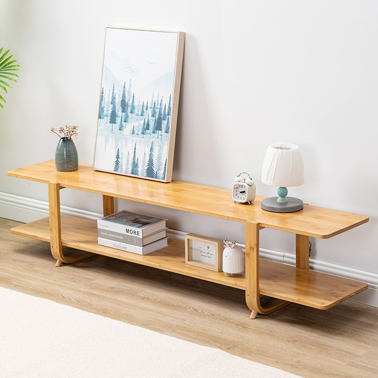 Tv Cabinet Coffee Table Combination Modern Simple Economical Home Living Room Bedroom Tv Cabinet Small Apartment Floor Cabinet Bamboo